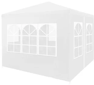 vidaXL Namiot imprezowy, 3 x 3 m, biały 45096 - Pawilony ogrodowe - miniaturka - grafika 2