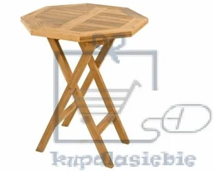 Divero Zestaw mebli ogrodowych Gardenay z drewna tekowego 2 krzesła + 1 stół - Meble ogrodowe - miniaturka - grafika 5