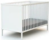 Łóżeczka i kojce - AT4 łóżeczko dziecięce WEBABY białe - miniaturka - grafika 1