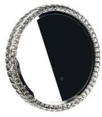 Meble kosmetyczne - Lustro zdobione GLAMOUR LED 50cm WA-50C WA-50C - miniaturka - grafika 1