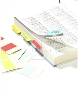 Durable Samoprzylepne indeksy Quick Tab Duo 40mm 24 szt. mix kolorów 840600 - Zakładki indeksujące - miniaturka - grafika 2