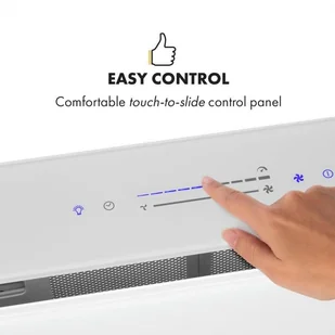 Klarstein Royal Flush Eco 60 Biały (CGCH3-RoyFlush-60WH) - Okapy kuchenne - miniaturka - grafika 5