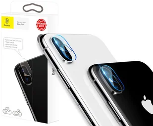 Baseus Baseus szkło Camera Lens Glass na obiektyw aparatu iPhone X SGAPIPHX-JT02 - Szkła hartowane na telefon - miniaturka - grafika 2