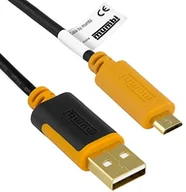 Kable USB - mumbi kabel microUSB 2.0 z wtyczką USB A na wtyczkę microUSB 200cm 12585 - miniaturka - grafika 1
