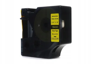 Dymo JetWorld Taśma S0718620 do LM100 LM120 LM150 LM155 LM160 LM200 LM210 LM220 LM260 LM280 LM300 LM350 LM400 LM450 LM500 Black on Yellow 19mm x 5,5m JetWorld uniwersalny 36209-uniw - Etykiety do drukarek - miniaturka - grafika 2