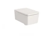 Miski WC - Roca A346537650 INSPIRA SQUARE Miska podwieszana Rimless 560 x 370 BEŻ - miniaturka - grafika 1