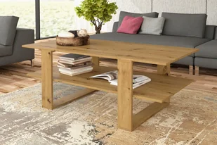 Ława Stolik kawowy MARTYNA 120CM DĄB ARTISAN SM STOLIK ARTISAN - Ławy i stoliki kawowe - miniaturka - grafika 2