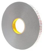 Taśmy klejące - 3M VHB 4941-P, 19 mm x 33 m, szary dwustronna taśma klejąca akrylowa, 1,1 mm - miniaturka - grafika 1