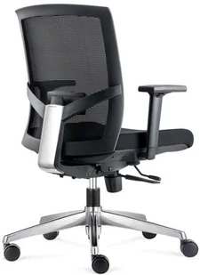 Fotel biurowy, krzesło biurowe maduu studio Fotel biurowy Ergo czarny/czarny 111942 - Fotele i krzesła biurowe - miniaturka - grafika 2