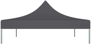 vidaXL Dach do namiotu imprezowego, 4,5 x 3 m, antracytowy, 270 g/m - Pawilony ogrodowe - miniaturka - grafika 10
