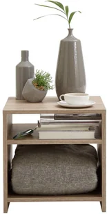 FMD Mobel FMD Stolik kawowy z półką, kolor dębowy - Ławy i stoliki kawowe - miniaturka - grafika 8