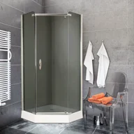 Kabiny prysznicowe - Sea Horse STYLIO 90x190 BK502PG - miniaturka - grafika 1