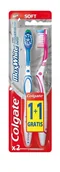Szczoteczki do zębów - Colgate Szczoteczka MaX White miękka - mix kolorów 1+1gratis 48392 - miniaturka - grafika 1