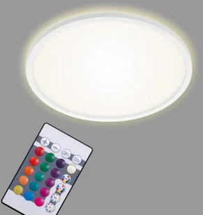 Briloner Panel LED Slim, ultra płaski, okrągły, efekt RGB/W - Lampy sufitowe - miniaturka - grafika 4