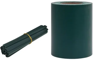 vidaxl Osłona na ogrodzenie ogrodowe, PVC, 35x0,19 m, zielona, mat! 147869 - Ogrodzenia - miniaturka - grafika 2
