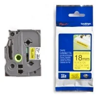 Brother TZES641 Taśma Laminowana - nadruk czarny, żółte tło, 18mm - Etykiety do drukarek - miniaturka - grafika 4