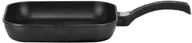 Patelnie - Pensofal PENSOFAL pen8108 patelnia do grillowania 1 uchwytu, 28 x 28 cm, w kartonie Litho, seria Suprema biocera Mix, czarna PEN8108 - miniaturka - grafika 1