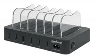Huby USB - Manhattan Stacja ładująca 6-Portowa USB-A 102254 - miniaturka - grafika 1