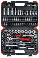 Bity - Gedore nasadowy.Zestaw 1/4 + 1/2-częściowy 4060833000574 - miniaturka - grafika 1