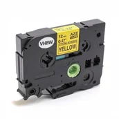 Papier do drukarek - Brother TZe-V631, 12mm x 5,5m, czarny druk / żółty podkład, vinyl, taśma zamiennik - miniaturka - grafika 1