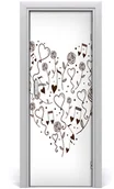 Naklejki na drzwi i meble - Tulup.pl Fototapeta samoprzylepna na drzwi do domu Serce 75x205cm - miniaturka - grafika 1