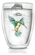 Szklanki - Creano Hummi szklanka termiczna z podwójną ścianką, z motywem kolibra, 250 ml, w opakowaniu na prezent (167) - miniaturka - grafika 1