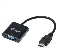 Adaptery i przejściówki - i-tec HDMI VGA 0.15m HDMI2VGAADA - miniaturka - grafika 1