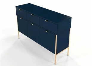 SKANDICA Komoda Polka Navy Blue - Komody - miniaturka - grafika 3