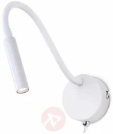 Lampy ścienne - Orion Elastyczny kinkiet LED Colin, biały - miniaturka - grafika 1