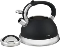 Czajniki na gaz - Klausberg Czajnik KB 7285 stalowy indukcyjny z gwizdkiem 2.8 litra czarny KB 7285 - miniaturka - grafika 1