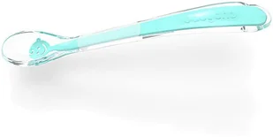 BabyOno Łyżeczka silikonowa 6m+ Smile turkusowa - Sztućce dla dzieci - miniaturka - grafika 5