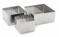 Formy do ciast - Metaltex 3-częściowy zestaw napędy płyta pierścienie kwadratowa 20.45.38 - miniaturka - grafika 1