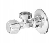 Zawory i kraniki - Invena Zawór Grzybkowy Kątowy 1/2x1/2 Z Roztką - miniaturka - grafika 1