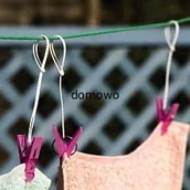 Inne artykuły do sprzątania - SPINACZE KLAMERKI DO PRANIA Z PĘTELKAMI - miniaturka - grafika 1