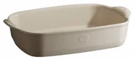 Miski i półmiski - Emile Henry Miska do zapiekania 36 x 23 cm kremowa Clay - miniaturka - grafika 1