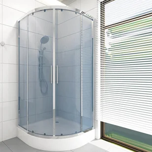 Durasan PALERMO NK 90x90 grafit/chrom - Kabiny prysznicowe - miniaturka - grafika 2