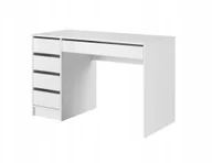Biurko - toaletka biały mat z szufladami 120 x 55