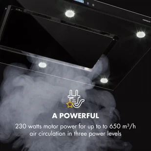 Klarstein Valeria 90 Czarny - Okapy kuchenne - miniaturka - grafika 6