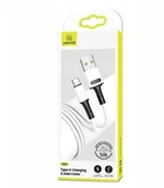 Kable USB - USAMS Kabel Usb-c Fast Charge 1M Biały - miniaturka - grafika 1
