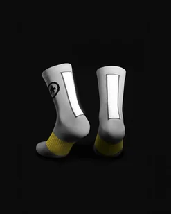 ASSOS ASSOS skarpetki rowerowe SPRING FALL SOCKS Holy White - Skarpetki kolarskie - miniaturka - grafika 3