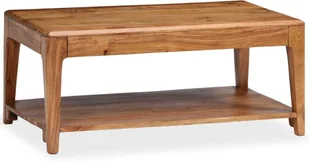 vidaXL Stolik kawowy z litego drewna, 88 x 50 x 38 cm - Ławy i stoliki kawowe - miniaturka - grafika 8