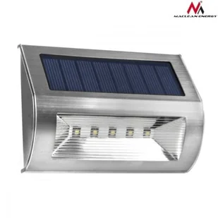 Maclean MCE170 Lampa solarna ścienna 5 SMD inox - Akcesoria do oświetlenia - miniaturka - grafika 3