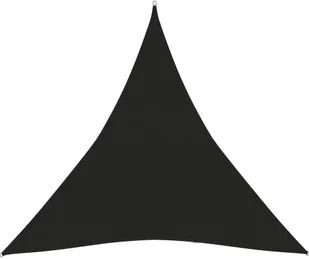 vidaXL Żagiel przeciwsłoneczny, 160 g/m, czarny, 4,5x4,5x4,5m, HDPE 311755 - Parasole ogrodowe - miniaturka - grafika 2