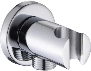 Laveo Laveo Kvadrato - przyłącze kątowe z uchwytem na słuchawkę chrom NPQ 060K - Akcesoria hydrauliczne - miniaturka - grafika 4