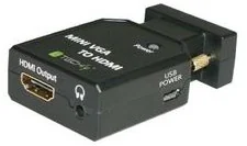 Techly Przełącznik Konwerter adapter VGA + 3,5mm audio na HDMI M/F 026517 - Części i akcesoria do laptopów - miniaturka - grafika 3