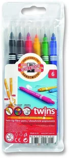 Koh-i-noor PISAKI DWUSTRONNE 7710/23JF 6 KOLORÓW - Flamastry - miniaturka - grafika 3