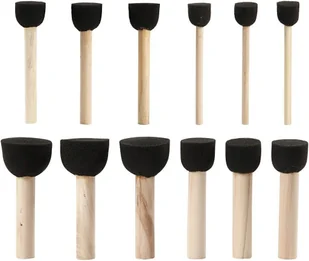 Creativ Company A/S Pędzle gąbkowe do tapowania, 12 sztuk - Pędzle - miniaturka - grafika 4