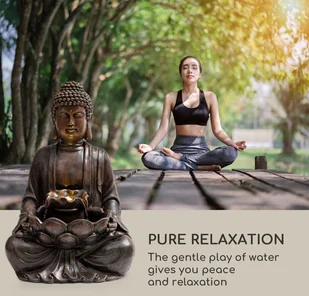 Blumfeldt Dharma, fontanna solarna LED, 48 x 72 x 41 cm (szer. x wys. x gł.), tworzywo Polyresin LEU13-Dharma-BR - Fontanny ogrodowe Blumfeldt Dharma, fontanna solarna LED, 48 x 72 x 41 cm (szer. x wys. x gł.), tworzywo Polyresin LEU13-Dharma-BR - Fontanny ogrodowe - miniaturka - grafika 4