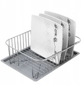 Suszarki do naczyń - Suszarka Do Naczyń Osączarka Komorowa Srebrna - miniaturka - grafika 1