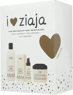 Ziaja ARGAN WŁOSY ZESTAW Szampon + Maska wygładzająca + Serum wygładzające 300 ml + 200 ml + 50 ml 7075209 - Szampony do włosów - miniaturka - grafika 4